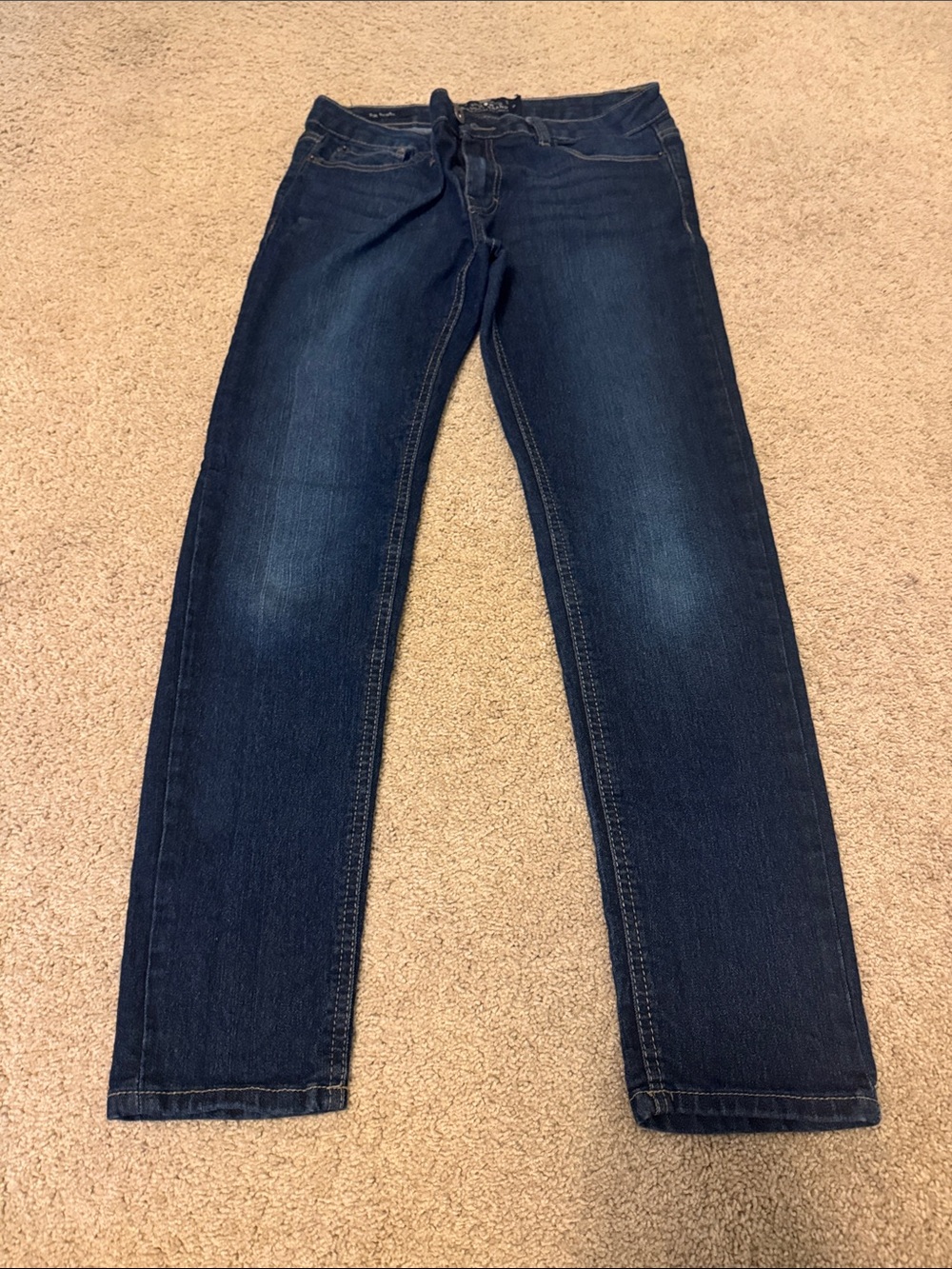 Lucky Brand Dark Blue Kids Straight Jeans